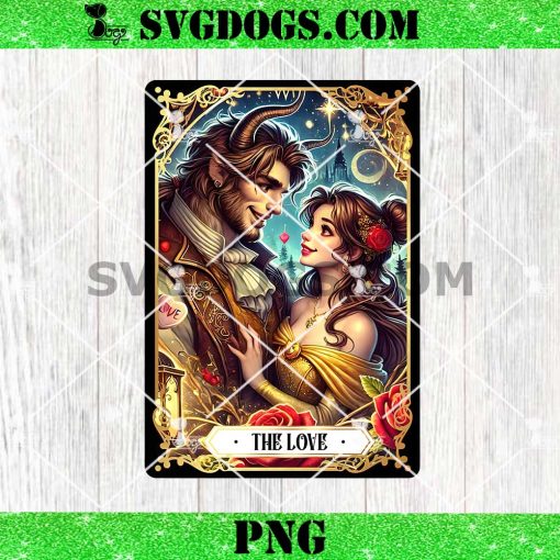 Beauty And The Beast The Lover Tarot Card Png, Princess Valentine Beauty And The Beast Png