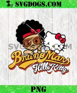 Bruno Mars Hello Kitty PNG