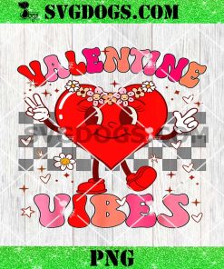 Checkered Valentine Vibes PNG, Valentines Day PNG