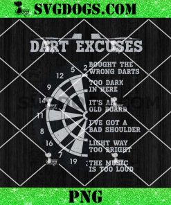 Darts Excuses PNG, Player Excuses For Darts PNG