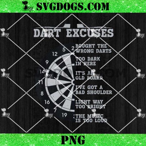 Darts Excuses PNG, Player Excuses For Darts PNG