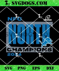 Detroit Lions NFC North Champions SVG