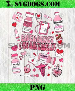 Emergency Department ED ER PNG, Nurse Valentines Day PNG