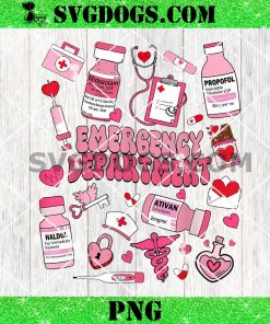 Emergency Department Nurse Valentines Day PNG