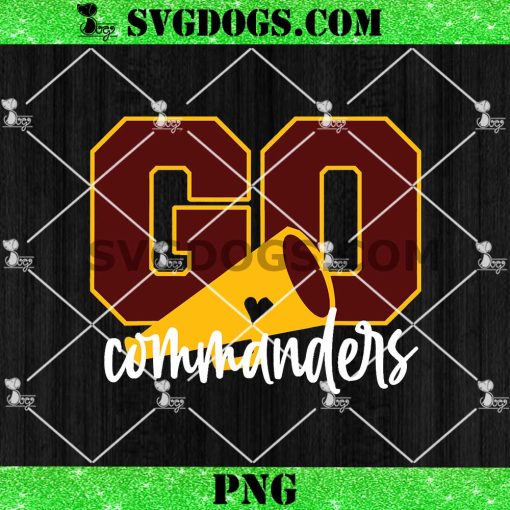 Go Cheer Commanders PNG, Washington Commanders PNG