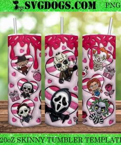 Horror Valentine’s Day 3D 20oz Tumbler Wrap