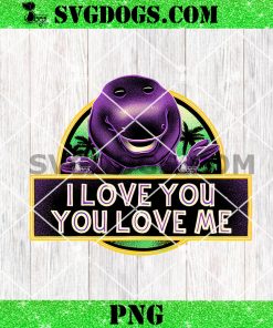 I Love You Me Barney PNG, Purple Friend PNG