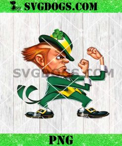 Irish Strong PNG, St Patricks Day Leprechaun Mascot PNG