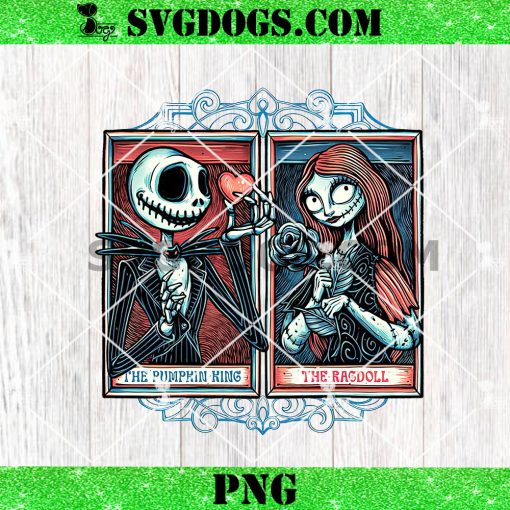 Jack Sally Skeleton Romance PNG, The Pumpkin King PNG, The Ragroll PNG