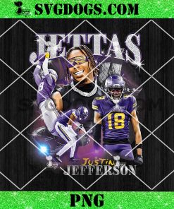 Justin Jefferson Minnesota Vikings Fanatics Notorious Player PNG