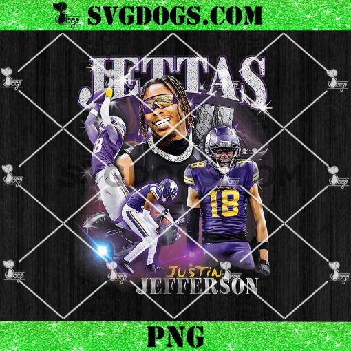 Justin Jefferson Minnesota Vikings Fanatics Notorious Player PNG