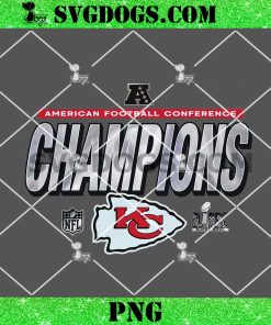 Kansas City Chiefs 2024 AFC Champions PNG, American Football Conference PNG