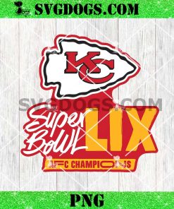 Kansas City Chiefs 2024 AFC Champions PNG, Super Bowl LIX PNG