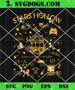 Luke’s Stars Hollow SVG