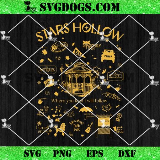 Luke’s Stars Hollow SVG