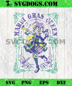 Mardi Gras Queen SVG