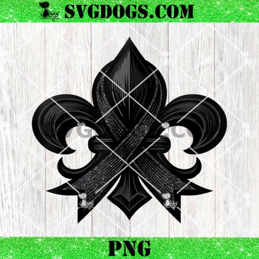 New Orleans Strong 2025 PNG, NOLA Strong Support Fleur De Lis PNG