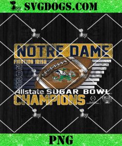 Notre Dame Fighting Irish Sugar Bowl CFP 2024-2025 Football PNG