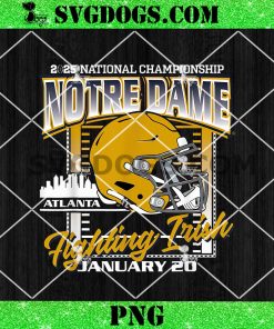 Notre Dame Fighting Irish CFP National Championship January 20 PNG