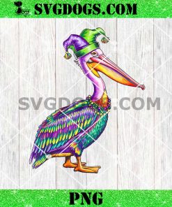 Pelican Mardi Gras Carnival Animal Lover PNG