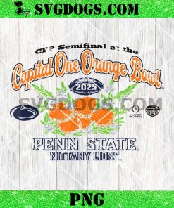 Penn State Nittany Lions CFP Orange Bowl 2024-25 White PNG