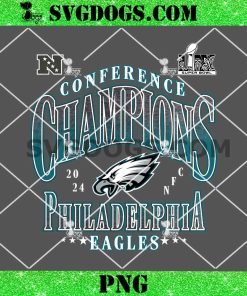 Philadelphia Eagles Super Bowl LIX Champions PNG, Conference Philadelphia Eagles Champions PNG