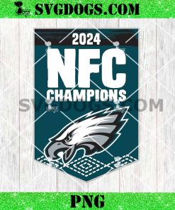 Philadelphia Eagles WinCraft 2024 NFC Champions PNG