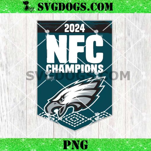 Philadelphia Eagles WinCraft 2024 NFC Champions PNG