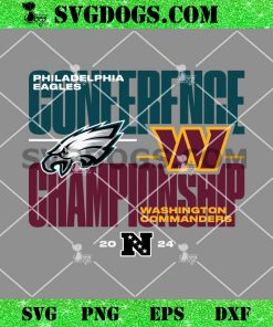 Philadelphia Eagles vs Washington Commanders 2024 NFC Championship SVG