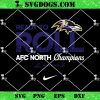 Ready To Roll AFC North Champions Ravens SVG