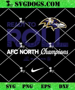 Ready To Roll AFC North Champions Baltimore Ravens SVG