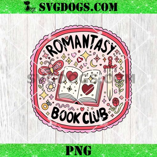 Romantasy Book Club PNG, Smutty Book PNG