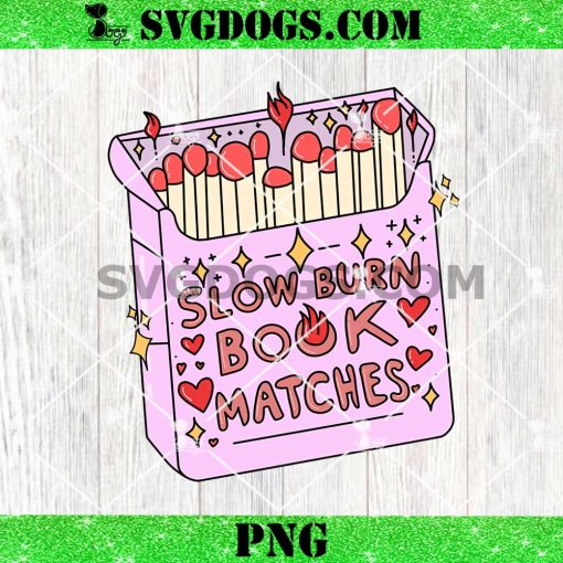 Slow Burn Book Matches PNG