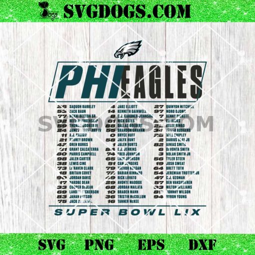 Super Bowl lix Philadelphia Eagles SVG