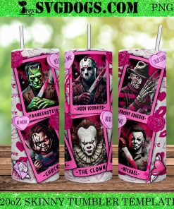 Valentine Horror Movie 20oz Tumbler Wrap