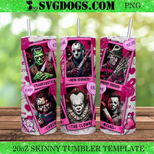 Valentine Horror Movie 20oz Tumbler Wrap