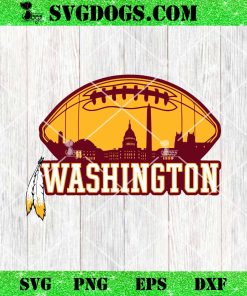 Washington Commanders Football SVG