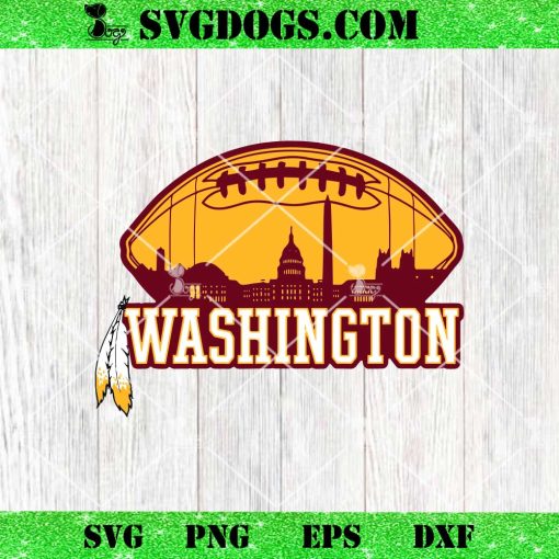 Washington Commanders Football SVG