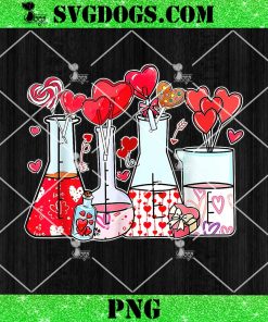 Beaker Test Tube Heart PNG, Laboratory Valentines Science Teacher PNG