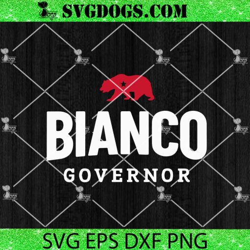 Bianco for Governor of California SVG PNG