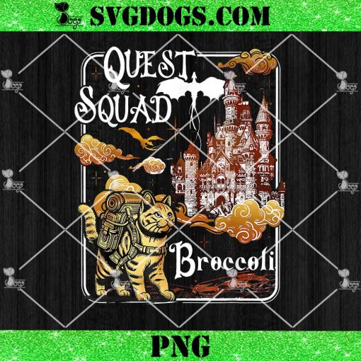 Cat Quest Squad Broccoli PNG