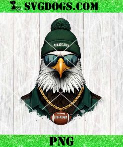 Cool Face Eagles with Sunglasses Eagles Flying Bird PNG