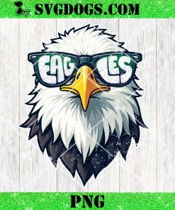 Cool Face Eagles with Sunglasses PNG, Eagles Flying Bird PNG