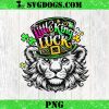 St Patricks Day Lucky Vibes Groovy PNG