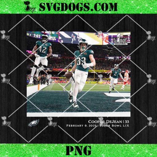 Cooper DeJean Philadelphia Eagles NFL Flash Features Super Bowl LIX Champions PNG