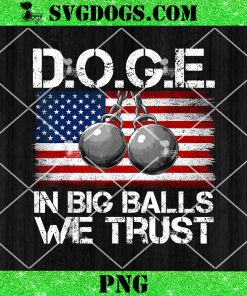 DOGE In Big Balls We Trust 2025 PNG