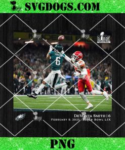 DeVonta Smith Philadelphia Eagles NFL Super Bowl LIX Champions PNG