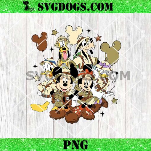 Disney Animal Kingdom Mickey Minnie PNG, Disney Safari Mode Mickey Mouse & Friends Animal PNG