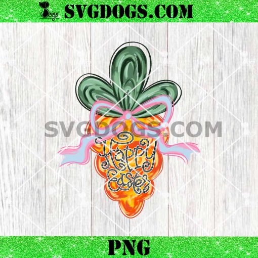 Happy easter Carrot coquette PNG
