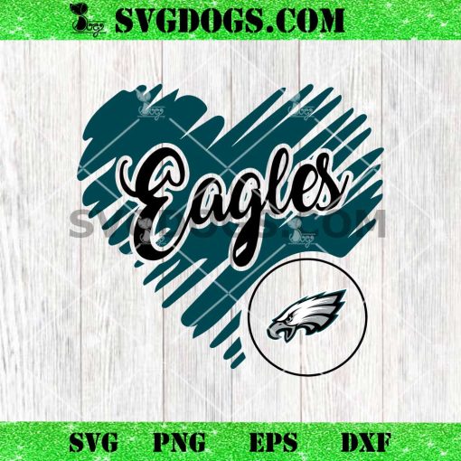 Heart Philadelphia Eagles SVG